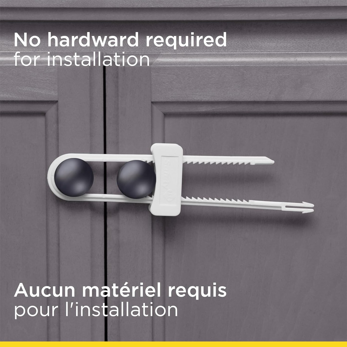 Cabinet Slide Lock, Pack of 2 ( Packaging May Vary)