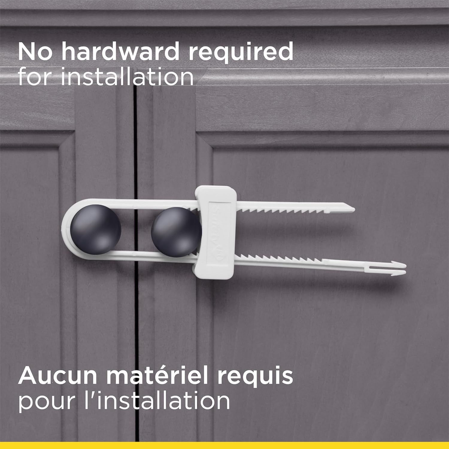Cabinet Slide Lock, Pack of 2 ( Packaging May Vary)