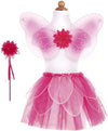 41325, Fancy Flutter Skirt with Wings & Wand, Pink, US Size 4-7