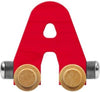 Nametrain Bright Letter Car a - Made in USA (Red)
