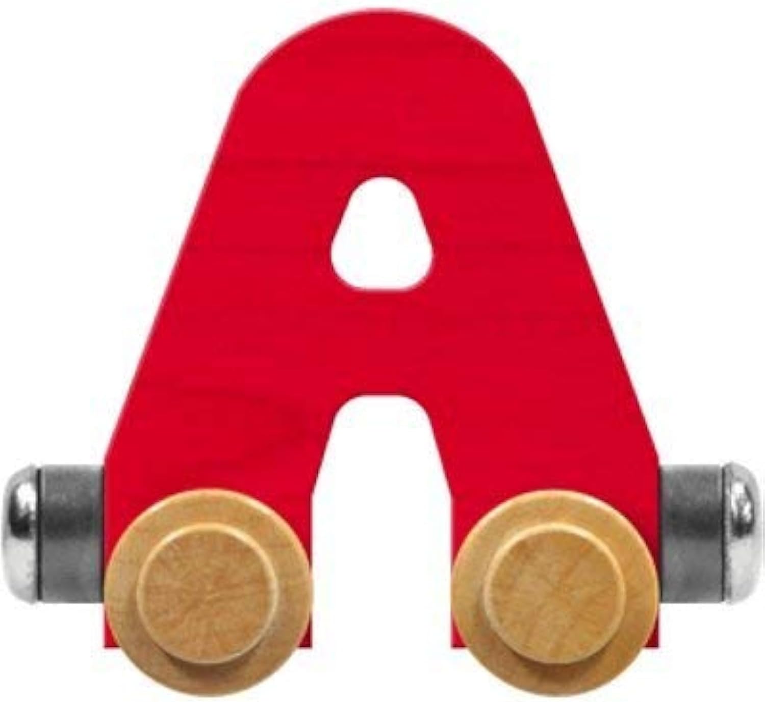 Nametrain Bright Letter Car a - Made in USA (Red)