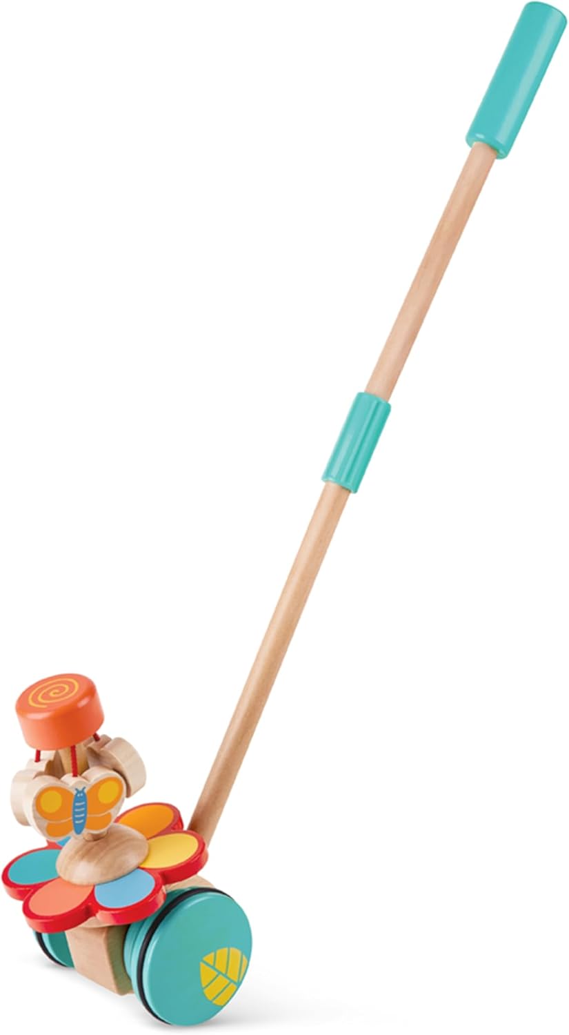 - Dancing Butterflies Wooden Push and Pull Toy