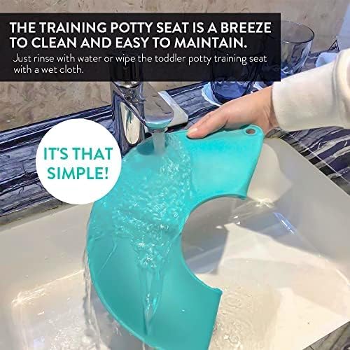 Tinkle to Go - Reusable Foldable Portable Potty Training Seat - Toilet Seat Perfect for Travel - Built-In Splash Guard, Perfect Potty Training Toilet Seat, Portable Potty for Toddlers