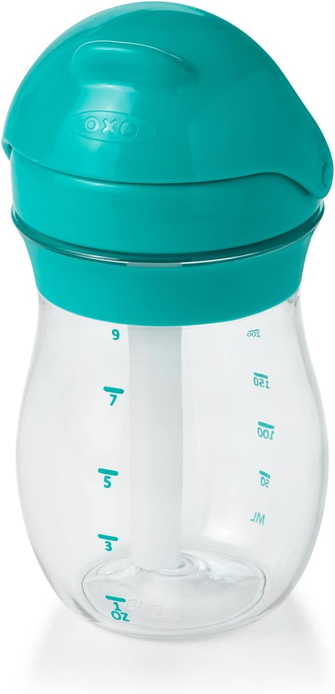 Transitions Straw Cup, Teal, 9 Ounce