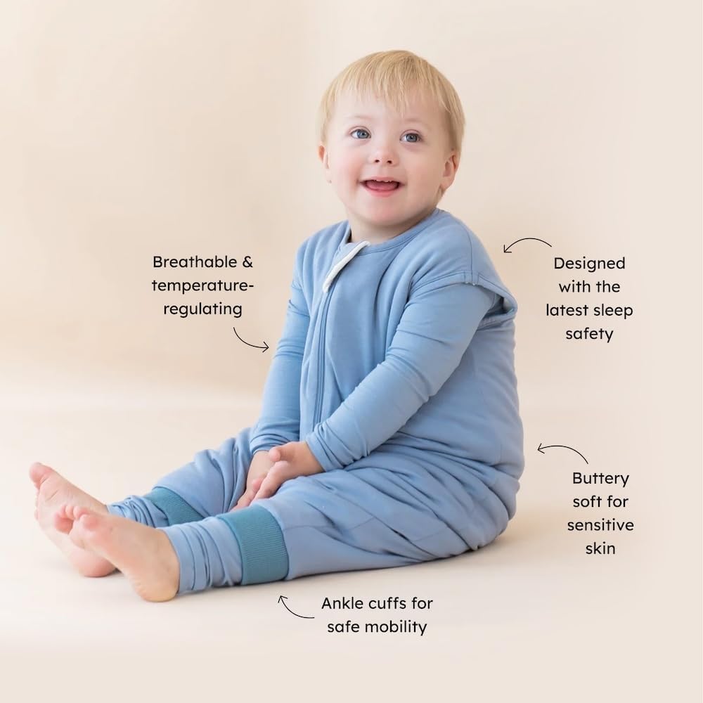 Unisex Sleep Bag Walker for Babies and Toddlers- Rayon Made from Bamboo 1.0 Tog