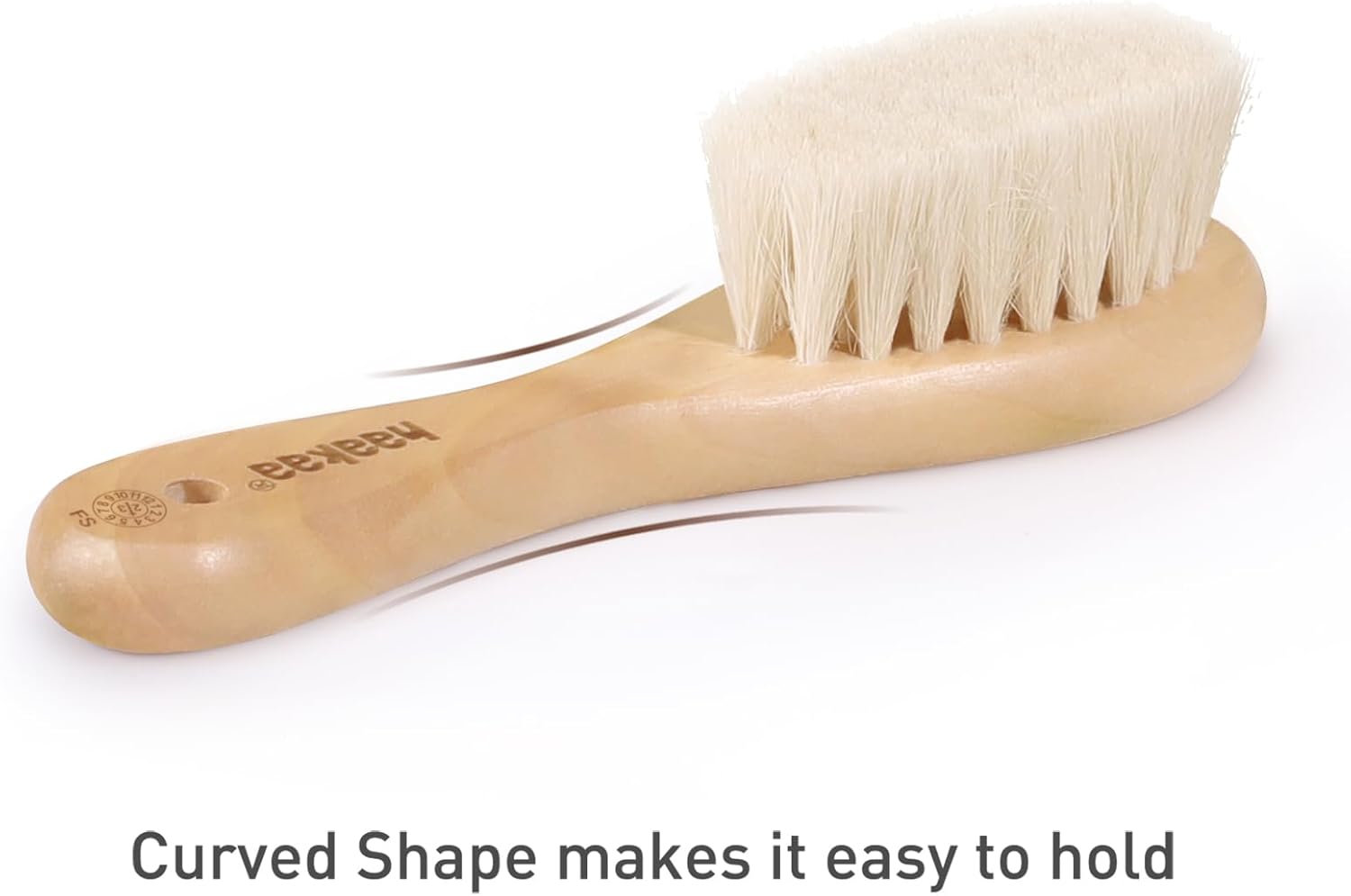 Baby Hair Brush and Comb Set for Newborns & Toddlers - Natural Soft Goat Bristles and Wooden Handle, Gently Grooms Baby'S Hair, Ideal for Cradle Cap, Perfect Baby Gift, 2Pk