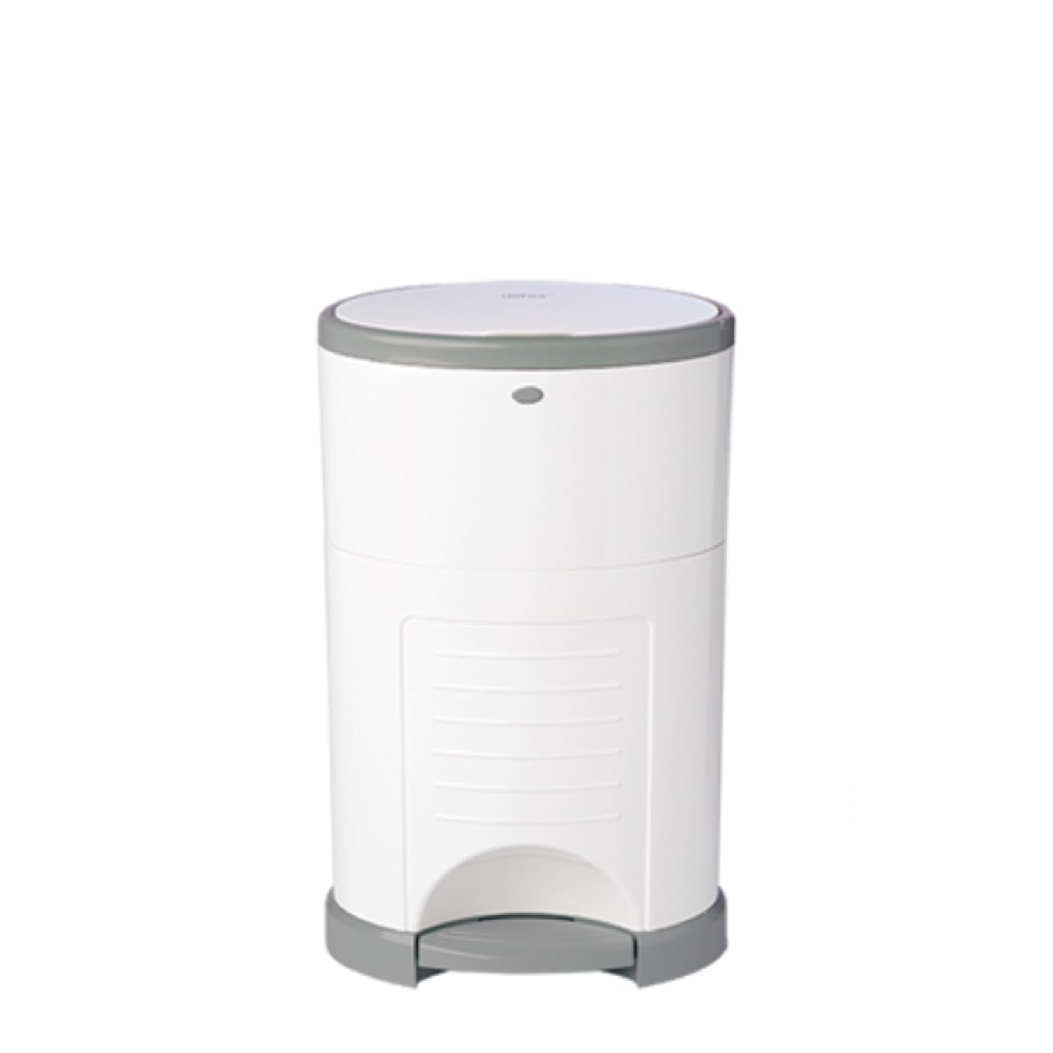 Diaper  Mini Hands-Free Diaper Pail | Easiest to Use | Just Step – Drop – Done | Doesn’T Absorb Odors | Most Economical Refill System | 70% Recycled Materials | EKO White