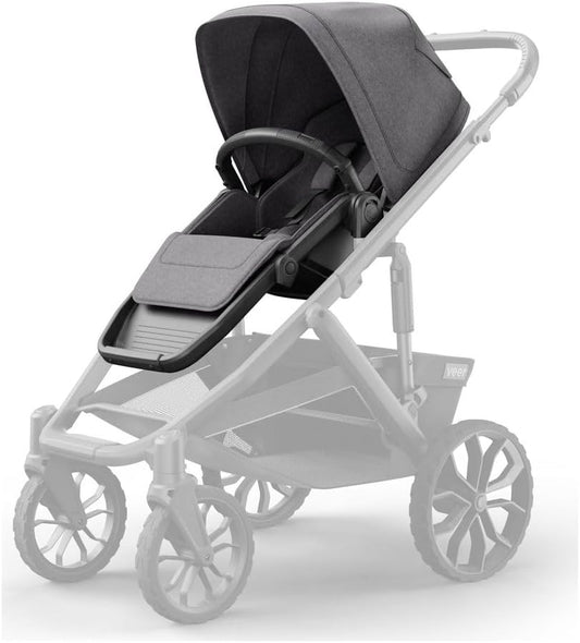 Switch&Roll Switchback Stroller with Leather Grips - Black