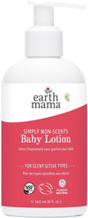 Earth Mama Natural Non-Scents Baby Lotion, 240 Milliliters