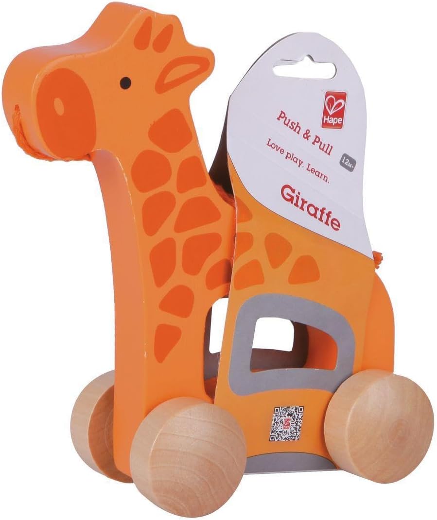 - Giraffe Wooden Push and Pull Toy