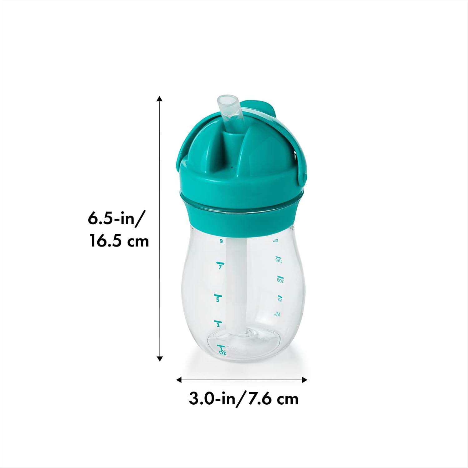 Transitions Straw Cup, Teal, 9 Ounce