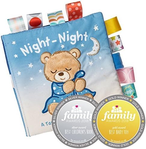 - Taggies Soft Book for Infants - Starry Night Teddy 6"