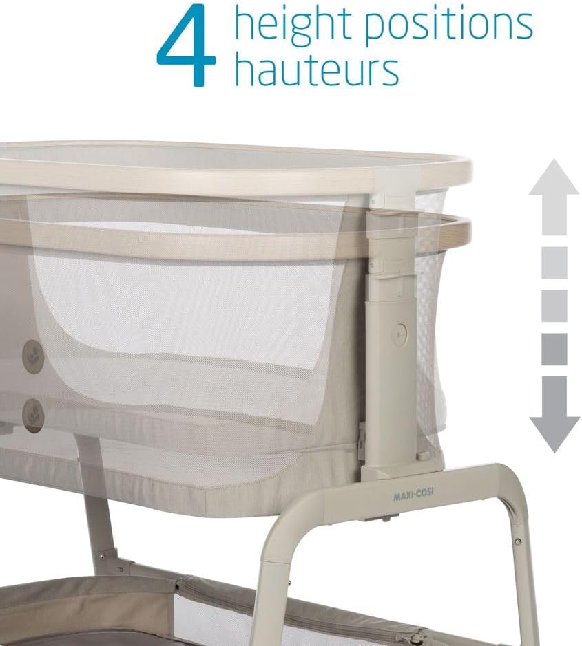 Maxi Cosi Iora Bedside Bassinet - Classic Oat