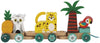 - Tropik - Pull-Along Tropical Train - Wooden 3 Wagons - Imaginative Early-Learning - Building - for Babies and Toddlers - from 12 Months - 382728.