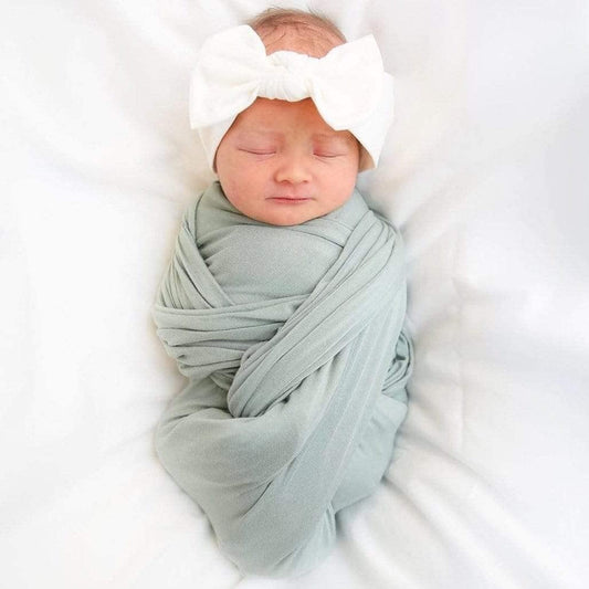 Bamboo Rayon Swaddling Blanket (Sage)