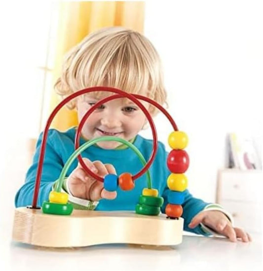 Double Bubble Wooden Toddler Bead Maze