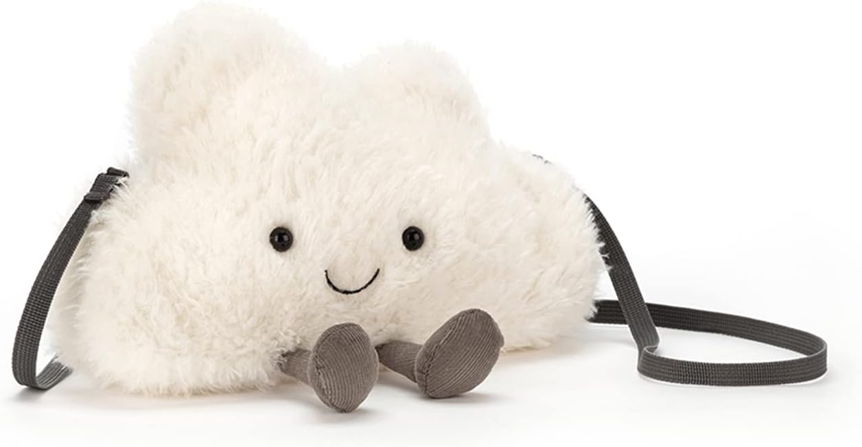 Plush Bag Collection | Crossbody Bags & Shoulder Purses | Fun & Unique Handbag, Cloud, Purse