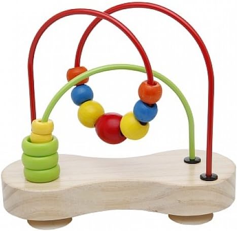 Double Bubble Wooden Toddler Bead Maze