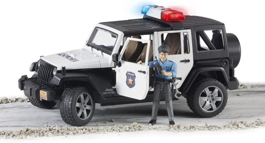 Jeep Wrangler Unlimited Rubicon Police Car with Policeman
