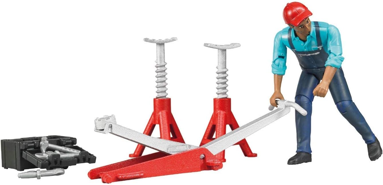 62100 Bworld Man with Repair Shop Accessories Vehicle Playsets