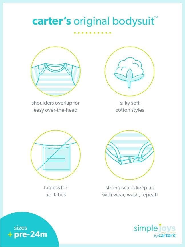 Baby 8-Pack Short-Sleeve Bodysuit