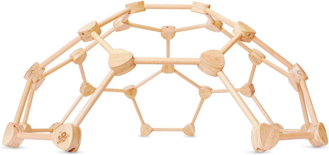 Pikler Bamboo Climbing Dome for Toddlers & Kids | Helps Develop Balance & Coordination Skills | Ages 12 Months+