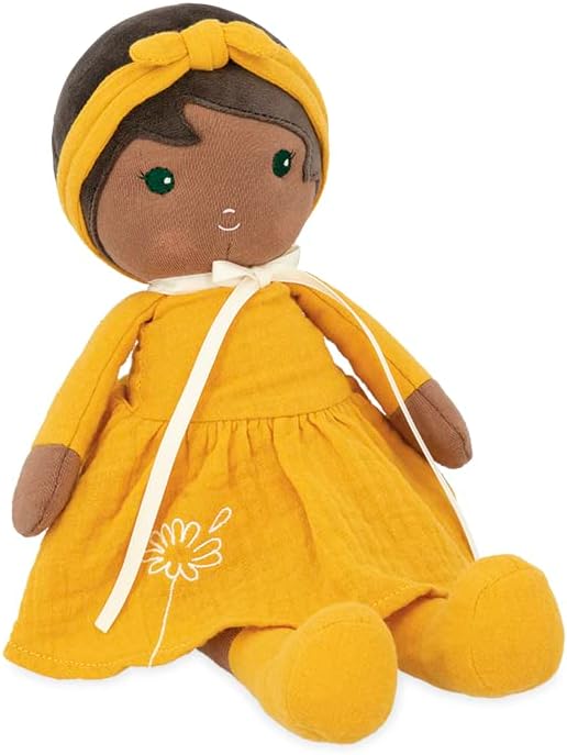 - My First Tendresse Doll Naomie 32 Cm - Polyester Soft Plush Toy for Babies and Girls - with Multilingual Gift Box - Yellow - from Birth - K200009.