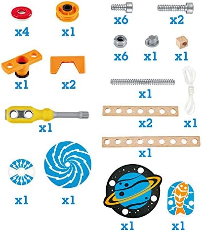 Junior Inventor Magnet Science Lab| 34-Piece Magnetic Science Kit, STEAM Educational Toys for Kids 4 Years and Up, Model:E3033A