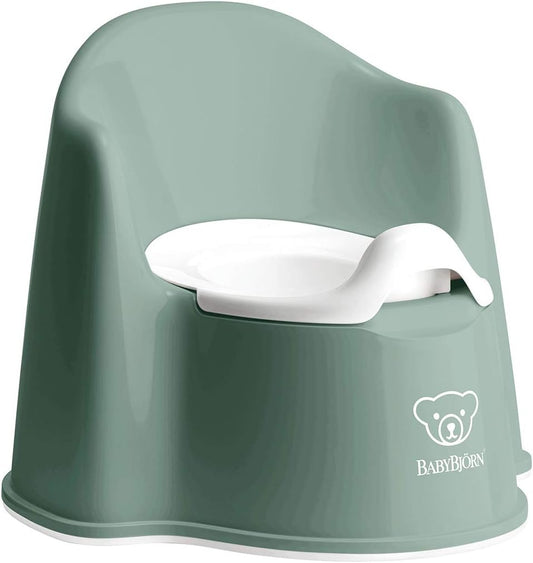 Potty Chair, Deep Green/White