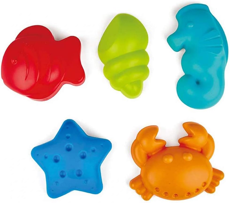 Sea Creatures Sand and Beach Toy Set Toys, Multicolor