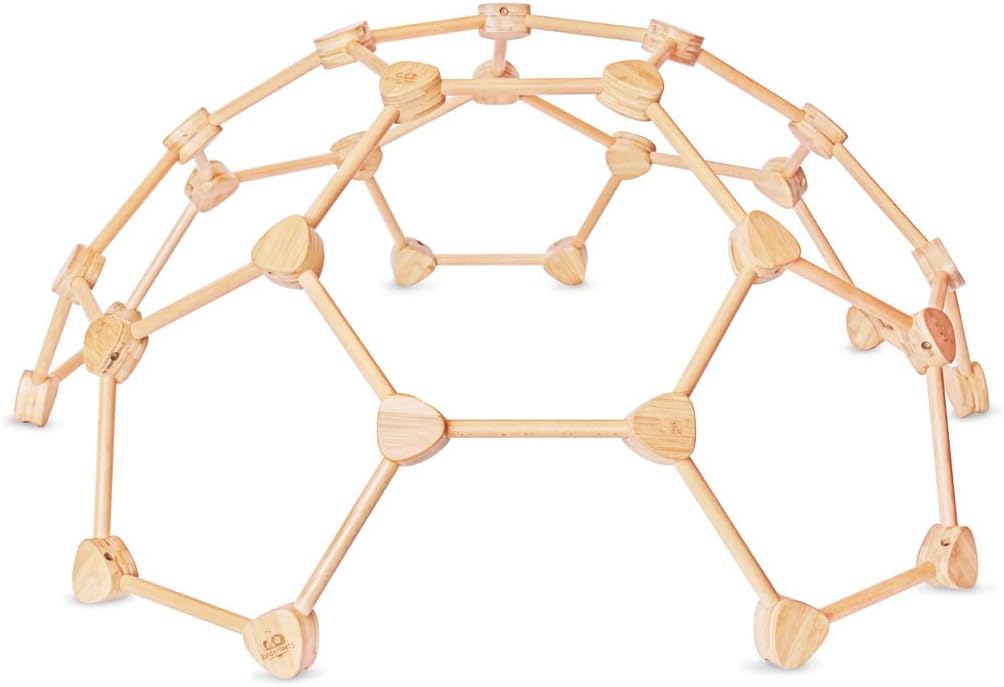 Pikler Bamboo Climbing Dome for Toddlers & Kids | Helps Develop Balance & Coordination Skills | Ages 12 Months+