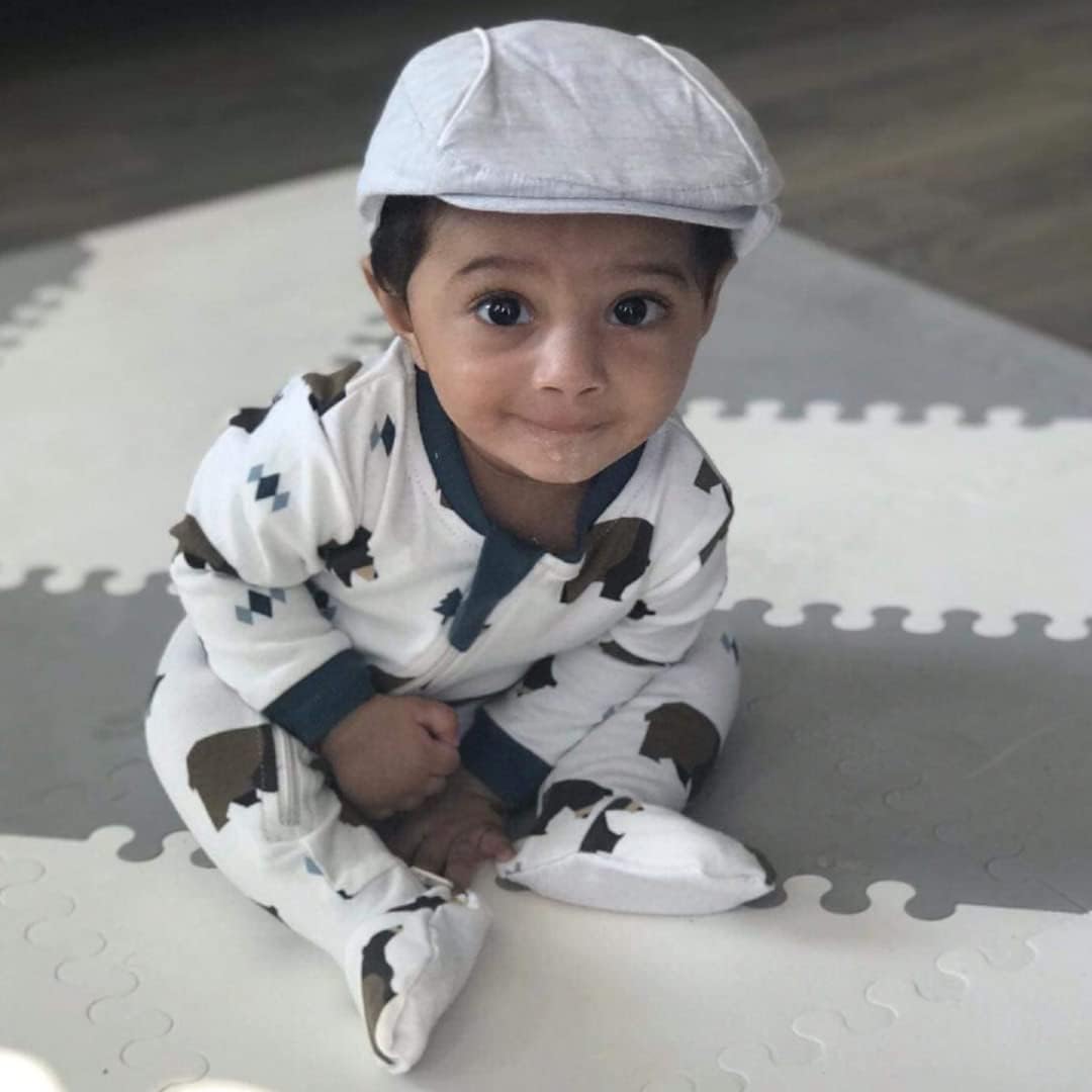 Baby Sleepers, Organic GOTS Cotton, Footed Pajamas with Inseam Zipper