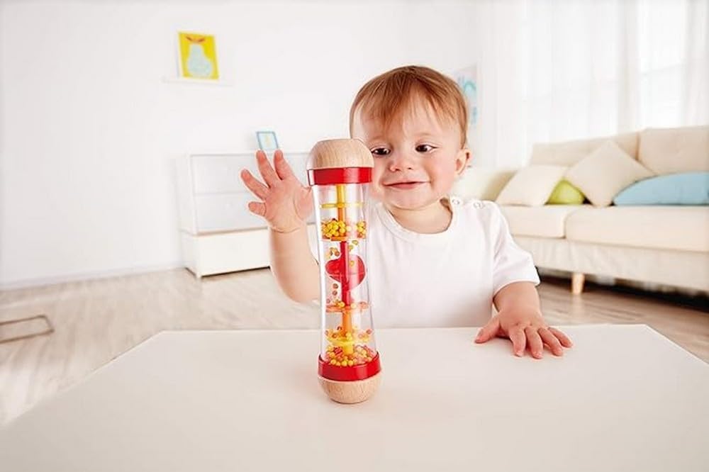 - Early Melodies - Beaded Raindrops Rainmaker, Red