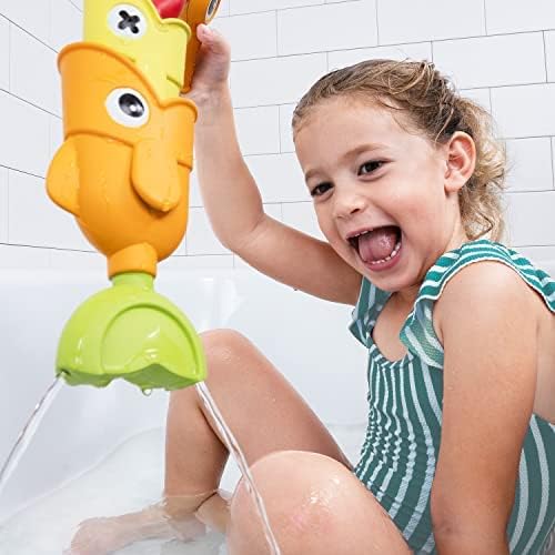 Fishing Bath Toy - 4-Piece Set with 3 Magnetic Fish, Each Offering Unique Actions - Perfect for Swimming Pool or Bathtub Fun for Ages 2+ ( Close Box)