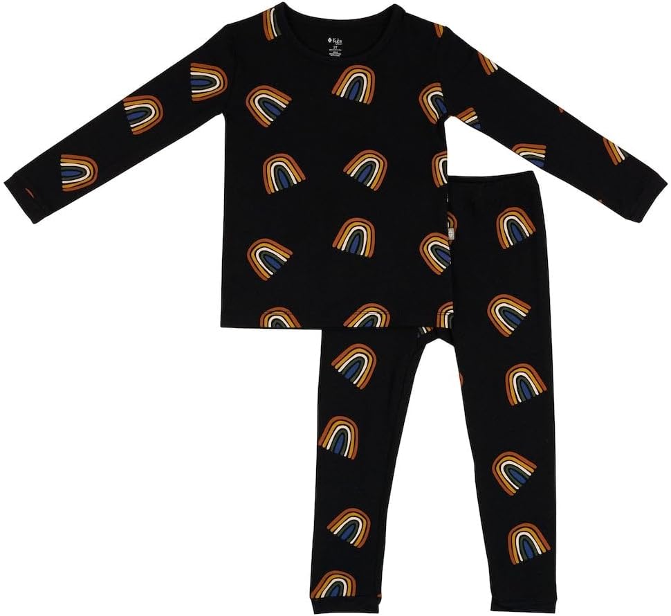 Toddler Pajama Set - Pjs for Toddlers Made from Soft Bamboo Rayon Material