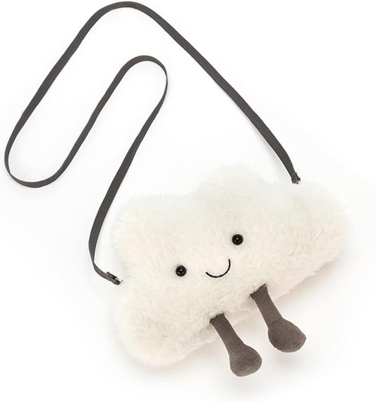 Plush Bag Collection | Crossbody Bags & Shoulder Purses | Fun & Unique Handbag, Cloud, Purse