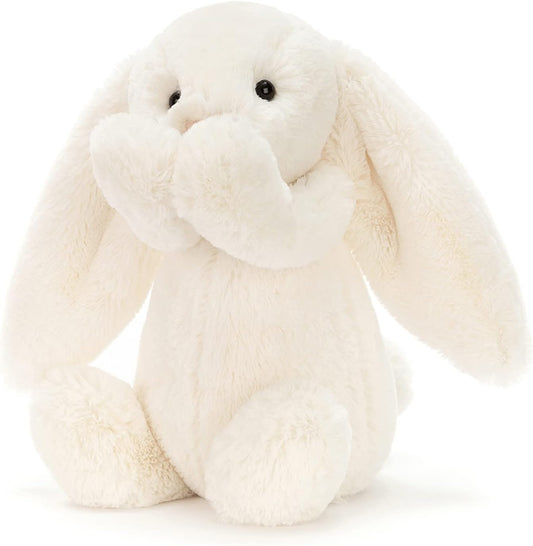 Bashful Cream Bunny Stuffed Animal, Medium, 12 Inches