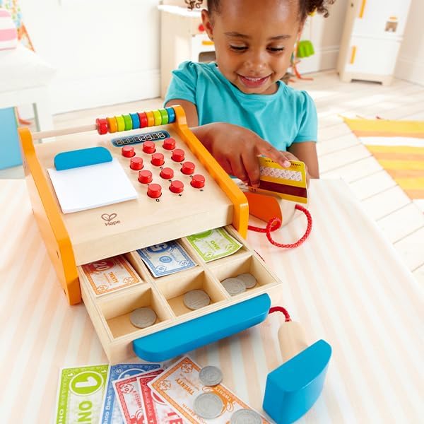 - Playfully Delicious - Checkout Register Wooden Play Set