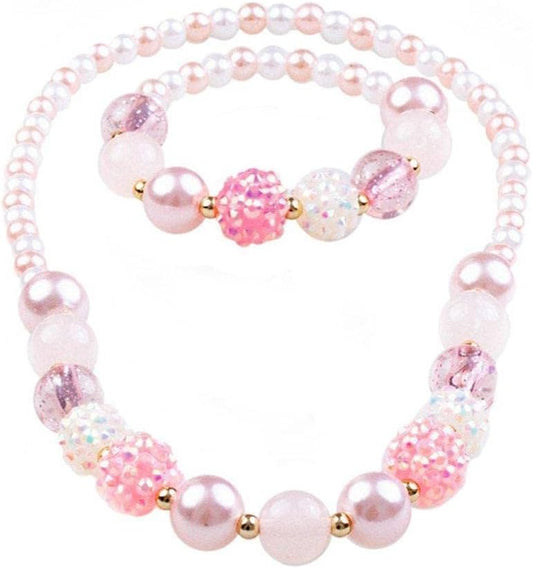 86109 Pearly BL & NL Set Charms, Pink