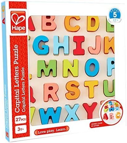 Chunky Alphabet Puzzle Game, Multicolor, 5'' X 2''