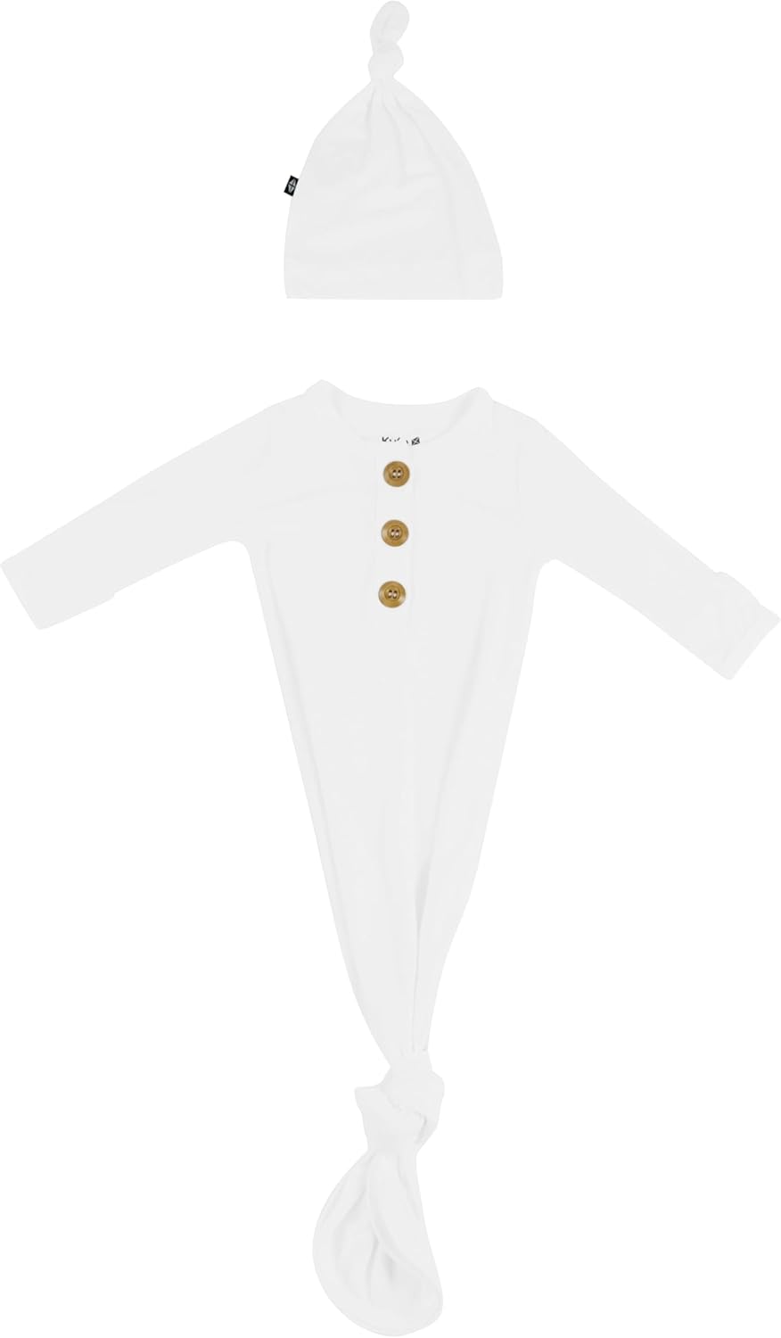Knotted Gown with Hat Set