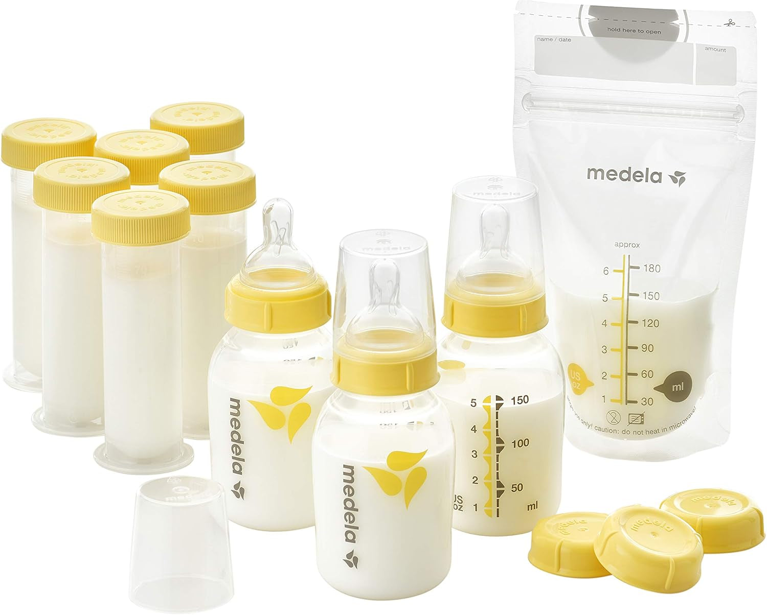 New Harmony Manual Breast Pump and Breastfeeding Gift Set Bundle