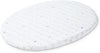 Sleepi Mini Fitted Sheet by Pehr, Rainbow Alphabet Lines - Soft, 100% Organic Fitted Sheets - Made for Oval Sleepi Mini Mattress - Safe Sleeping - Available in Playful Patterns