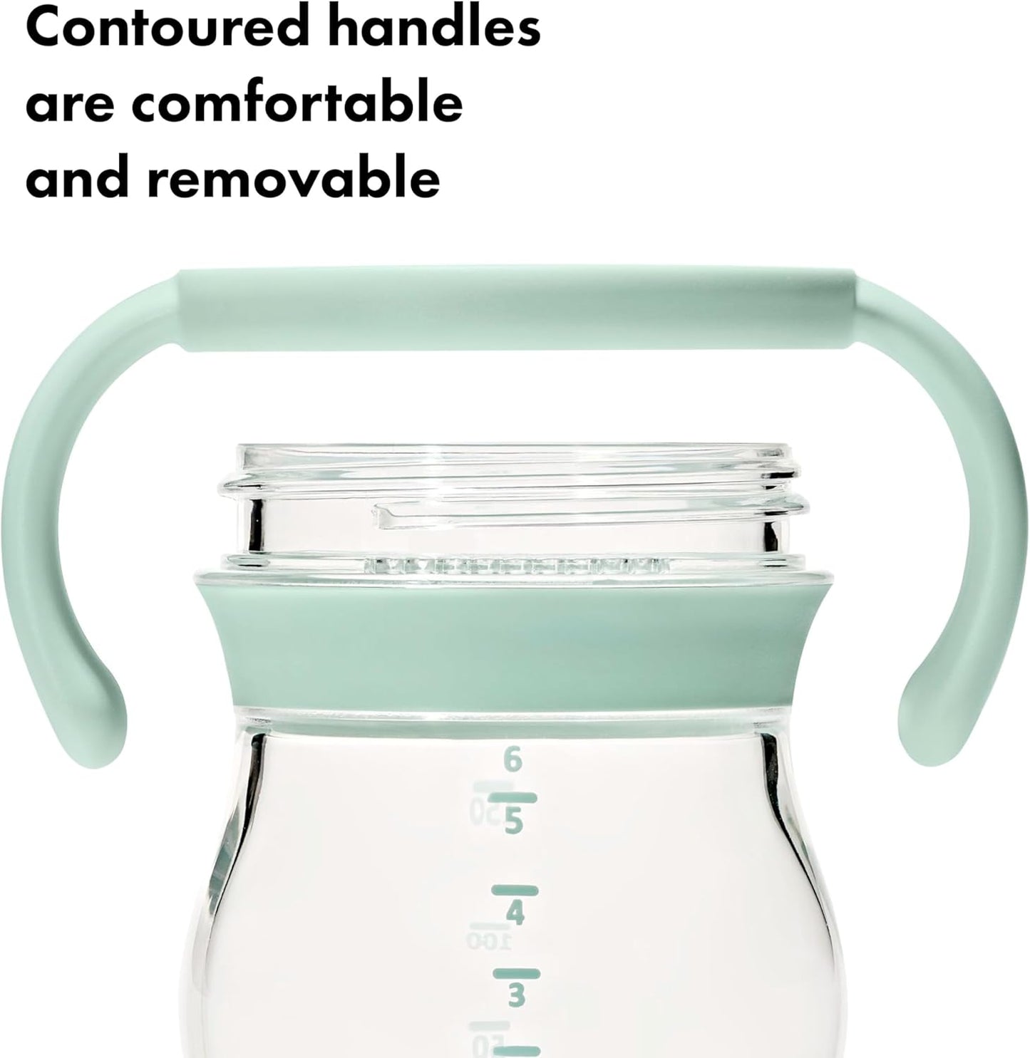 - 6 Oz Transitions Soft Spout Sippy Cup with Removable Handles - Spill-Proof for Toddler from 4 Months and up - Opal - 63165600