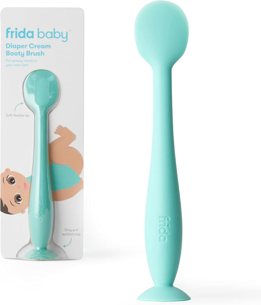 Diaper Cream Spatula, 100% Silicone Butt Spatula for Baby, Diaper Cream Applicator for Easy + Clean Use of Butt Paste & Diaper Rash Cream, BPA- Free, Teal