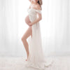 Sexy Maternity Dress Photo Shoot Chiffon Pregnancy Dress Photography Prop Maxi Gown Dresses for Pregnant Women
