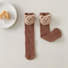 Baby Socks New Kids Toddler Boys Knee High Long Soft Cotton Cute Bear Children Socks Baby Girl Socks 2-8 Years Winter Clothes