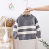 Autumn Winter Boys Sweaters Baby Cotton Pullover High-Quality Cute Dinosaur Kids Knitwear Casual Stripe Children Clothes GY09161