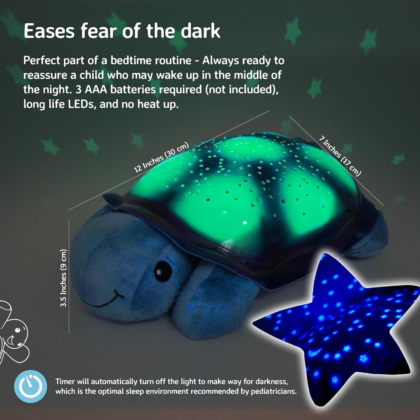 Twilight Turtle - Blue
