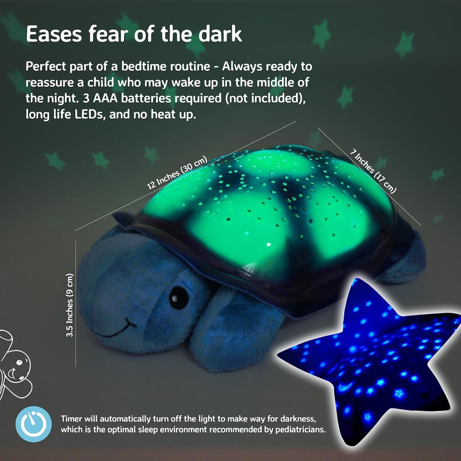 Twilight Turtle - Blue